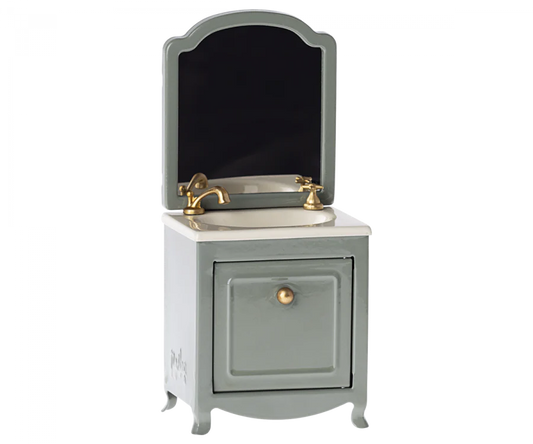 Sink w/ Mirror, Mouse - Dark Mint