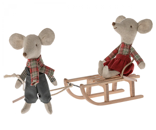 Wooden Sled for Mouse