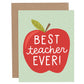 Best Teacher Greeting Card