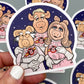 Vinyl Decal - Pigs In Space - The Muppets