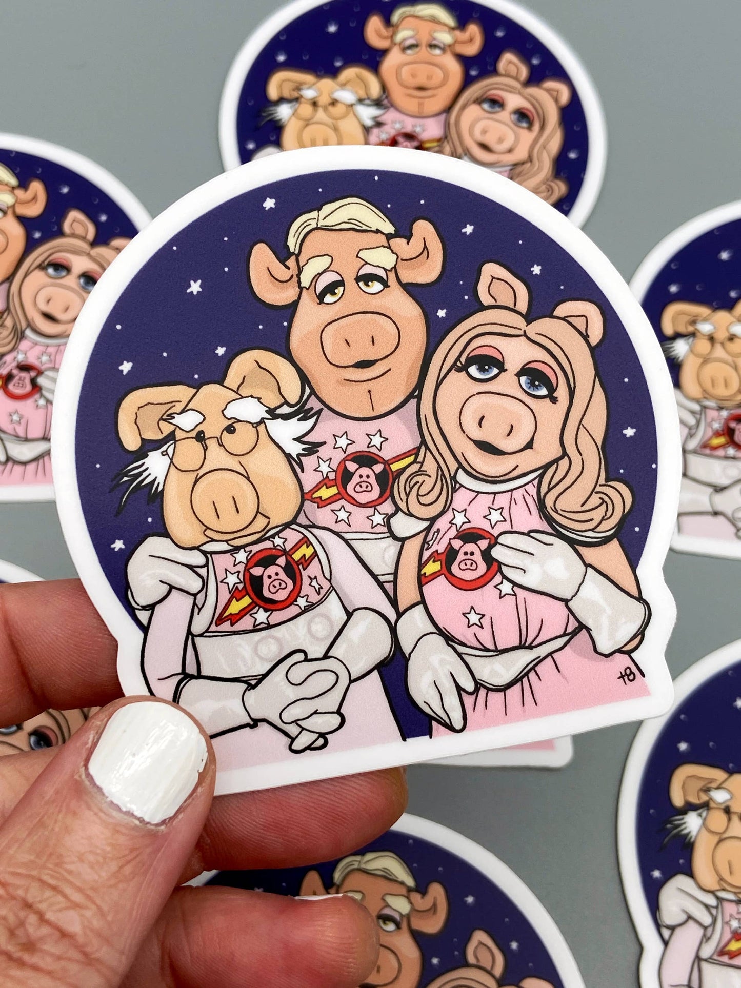 Vinyl Decal - Pigs In Space - The Muppets