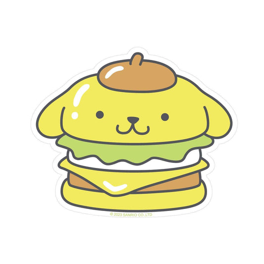 Pompompurin Burger Vinyl Sticker