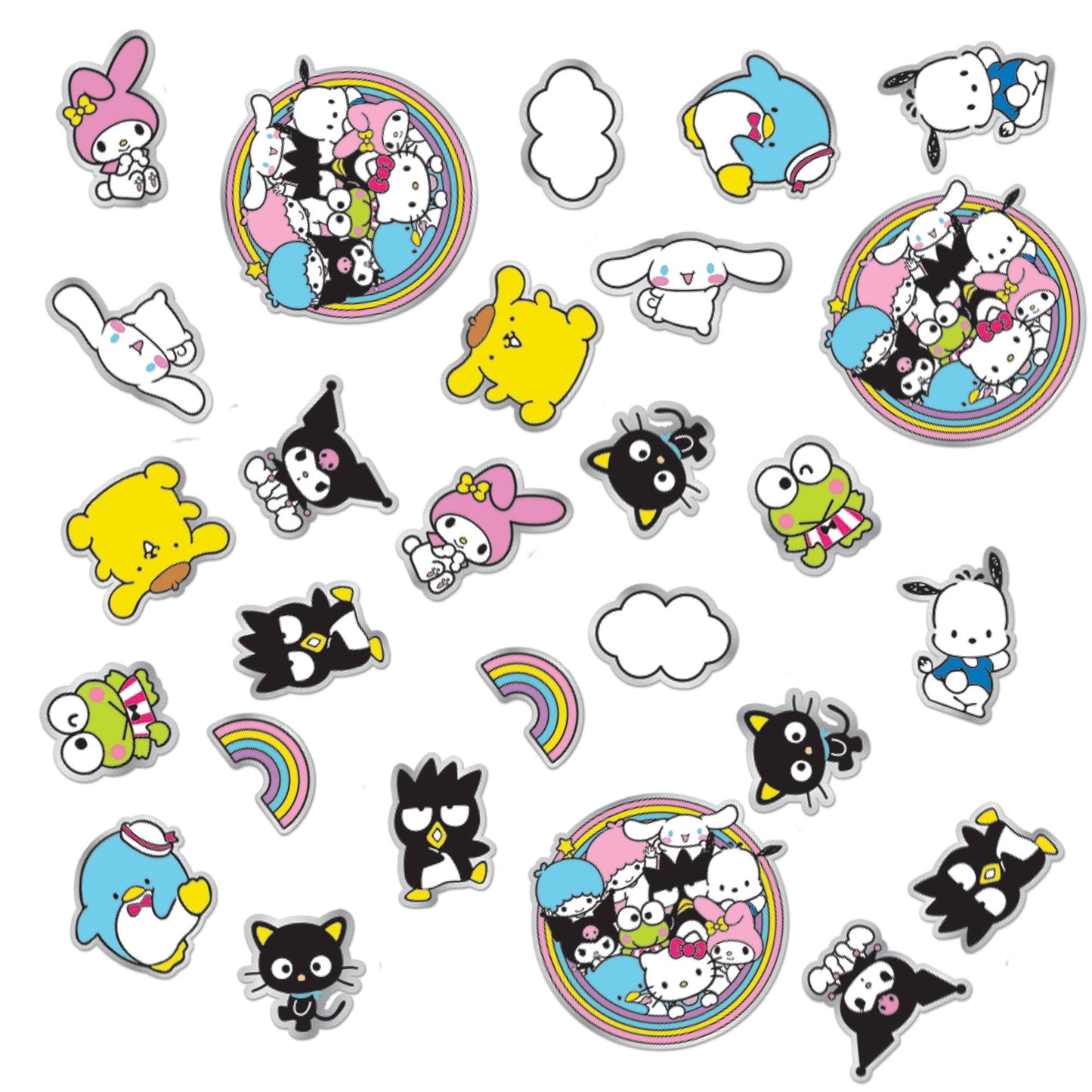 Hello Kitty And Friends Together Forever Sticker Confetti