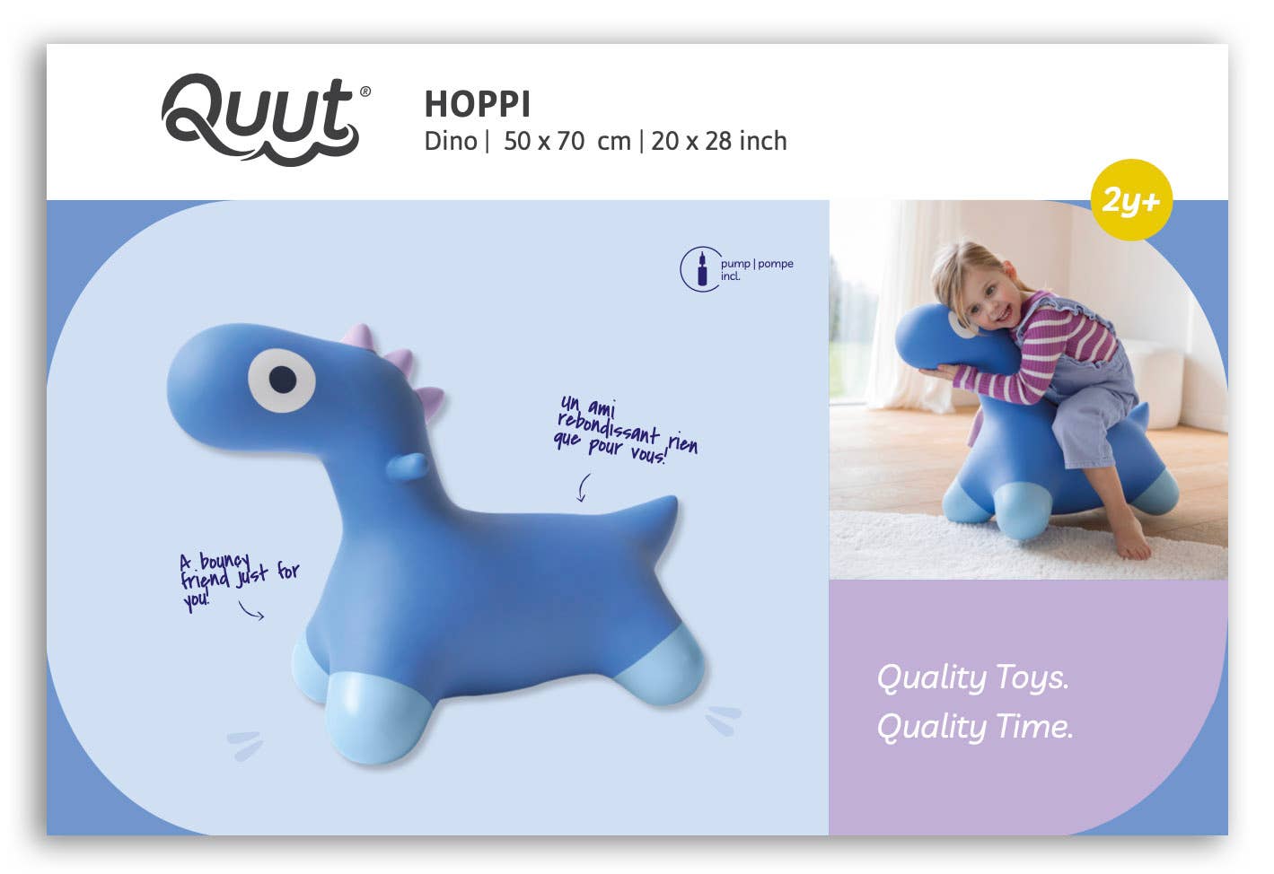 Quut Hoppi - A bouncy friend just for you! : Cosmic Blue