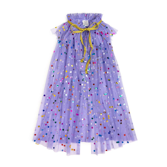 Lavender Confetti Cape - Kids Dress Up Cape