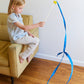 Star Silk & Wood Streamer - Wand for Pretend Play