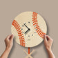 Baseball Pendulum Clock - Wood