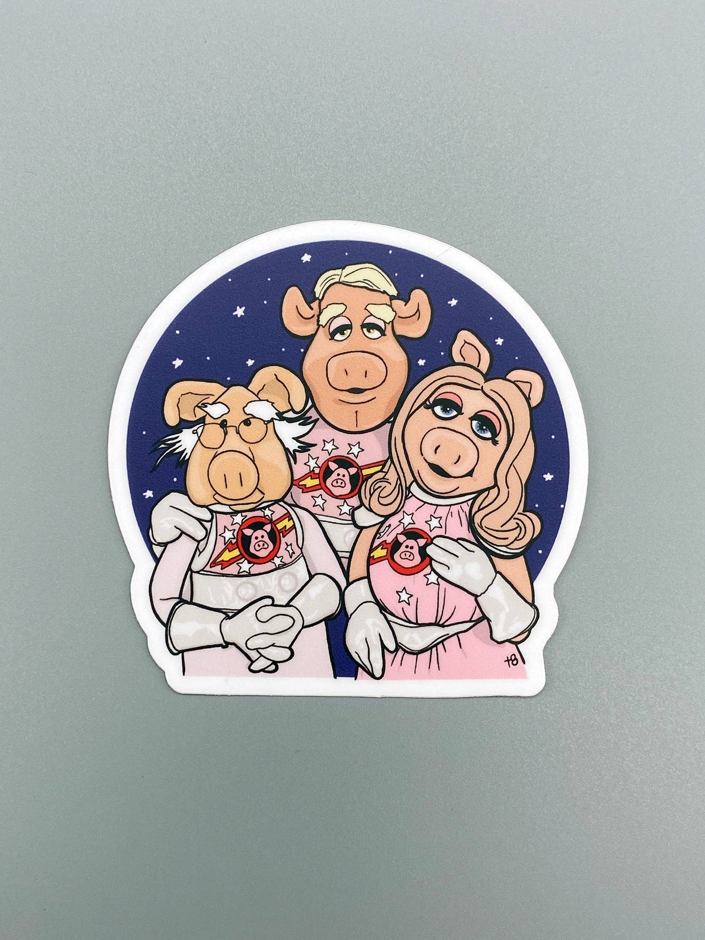 Vinyl Decal - Pigs In Space - The Muppets