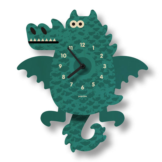 Dragon Pendulum Clock - Wood