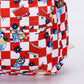 Red Checkered Character Kids Backpack