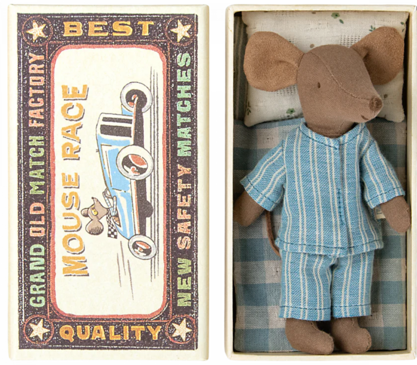 Big Brother Mouse in Matchbook- brown mouse