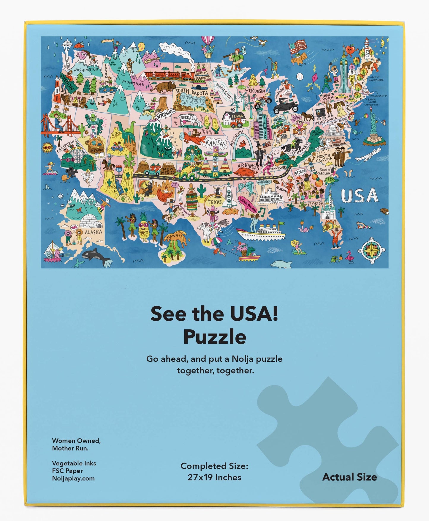 Nolja See the USA 100pc Jigsaw Puzzle