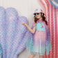 Sparkling Mermaid Cape - Dress Up - Kids Summer Fun Cape