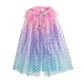 Sparkling Mermaid Cape - Dress Up - Kids Summer Fun Cape