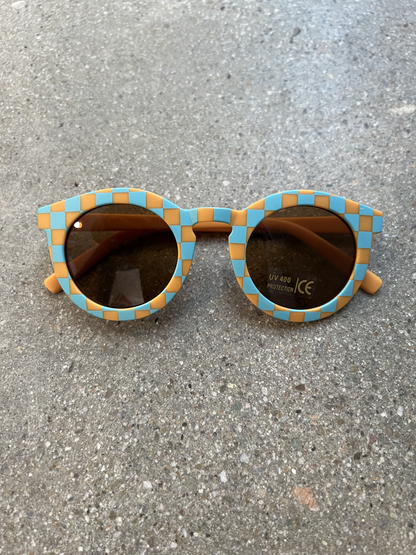 Checkered Kids Sunglasses