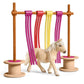 Pony Curtain Obstacle Farm Figurine Toys Play Set