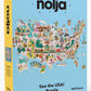 Nolja See the USA 100pc Jigsaw Puzzle