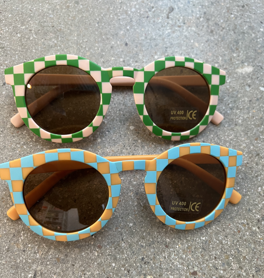 Checkered Kids Sunglasses