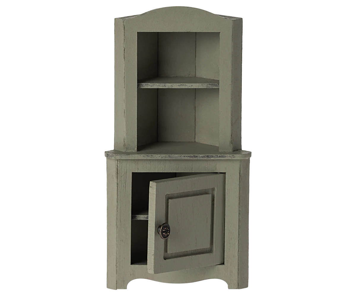 Corner Cabinet, Mouse - Light green