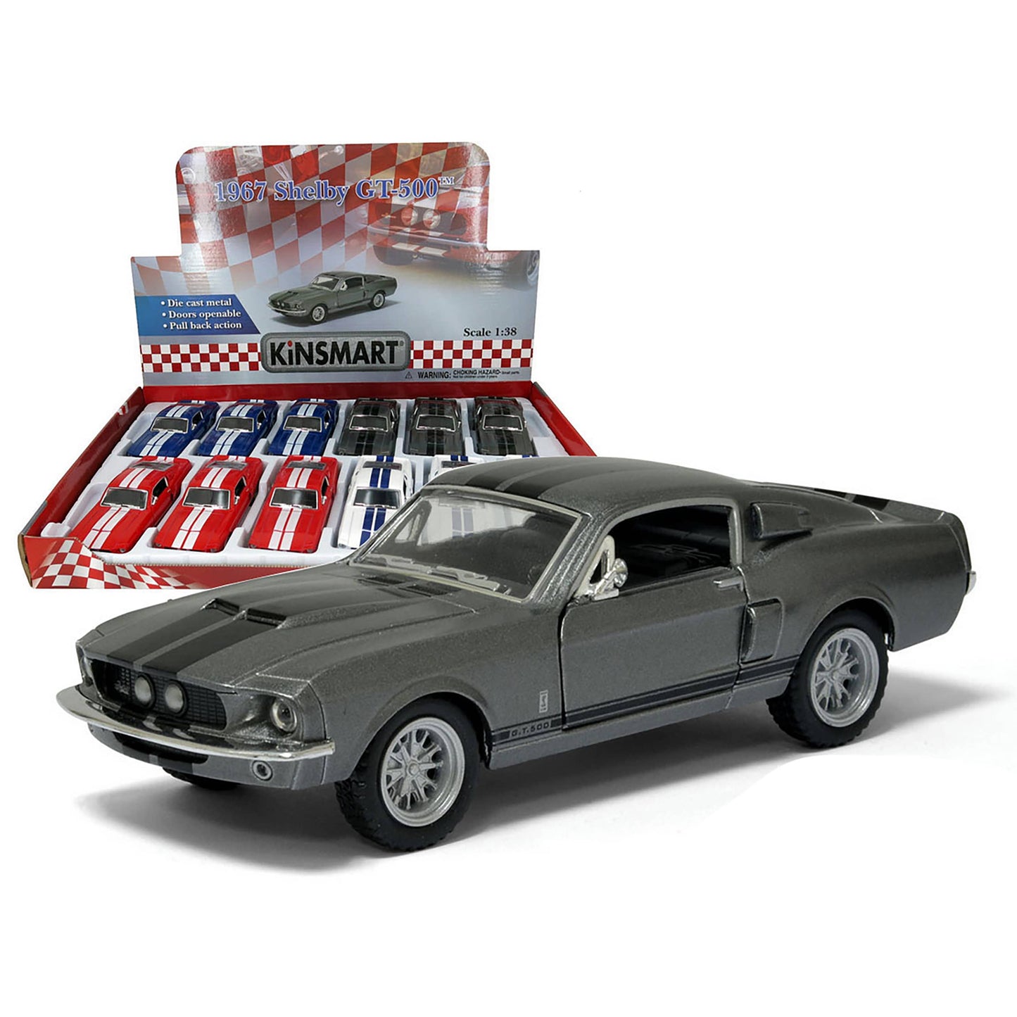 1967 Shelby GT500 Die Cast Cars 12-unit Display