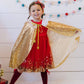 Gold Sequin Cape - Dress Up - Kids Cape