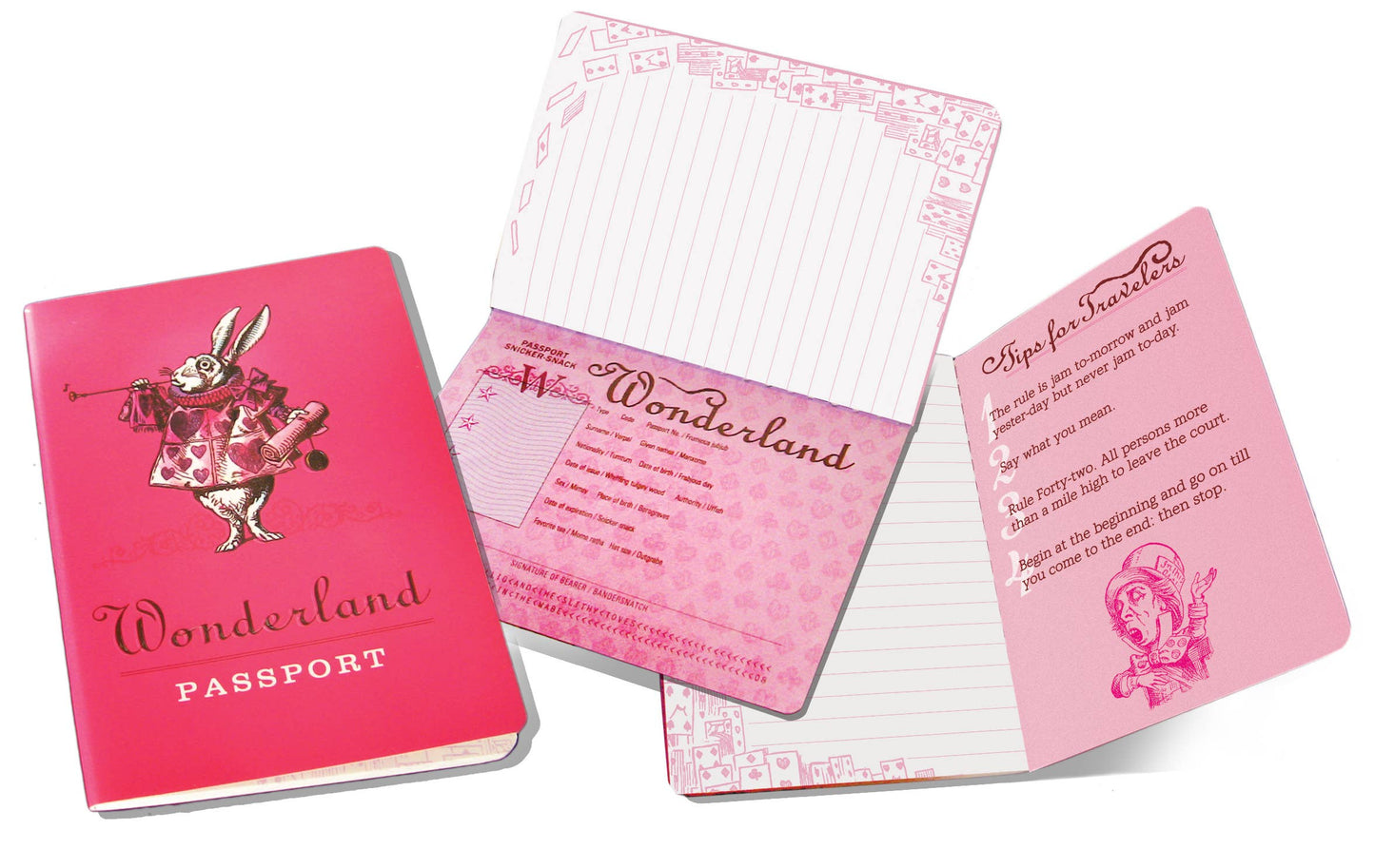 Wonderland Passport Notebook
