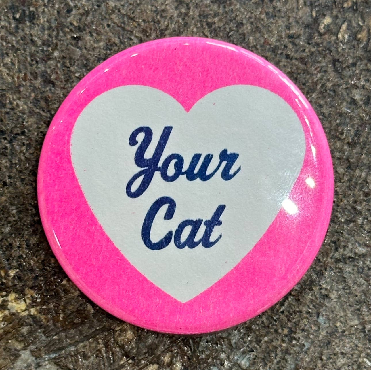 I Love Your Cat Button