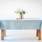 Blue Dotted Tablecloth