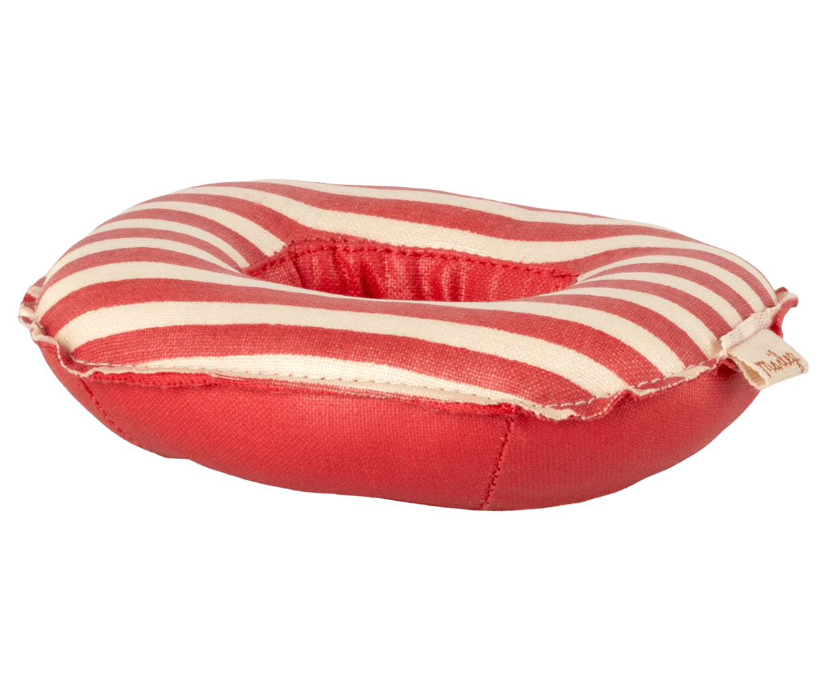 Rubber boat small mouse - Red stripe