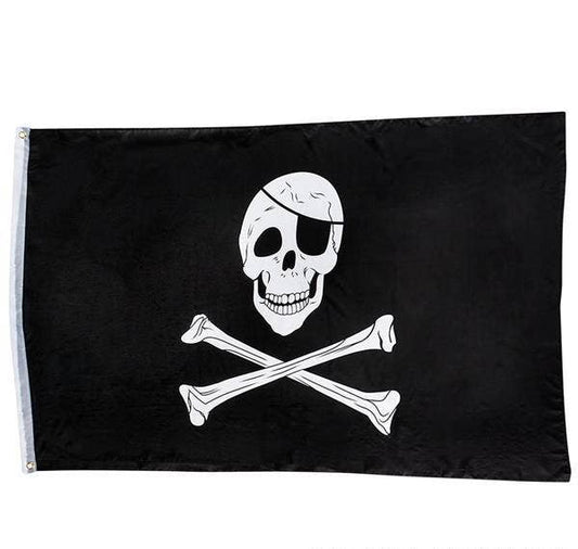 3'x 5' PIRATE SKULL FLAG