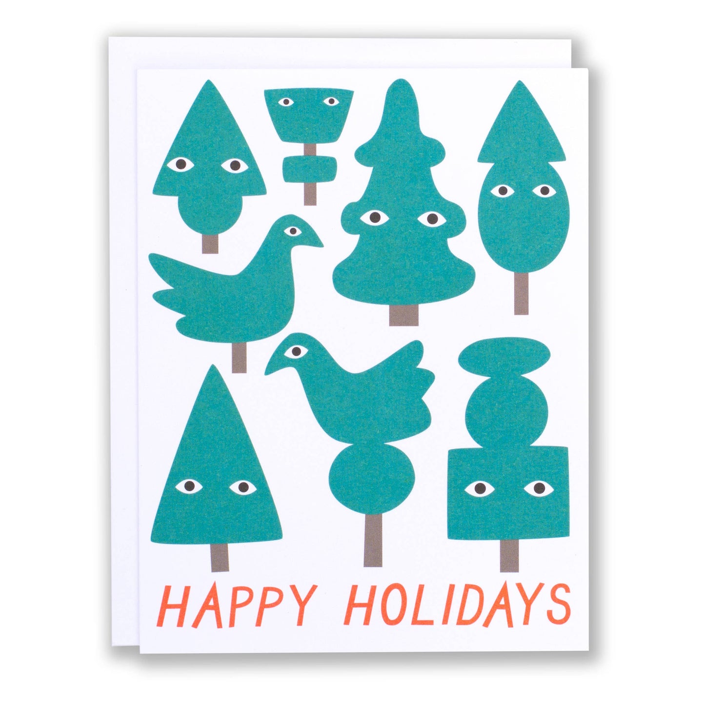 Topiary Holiday Card