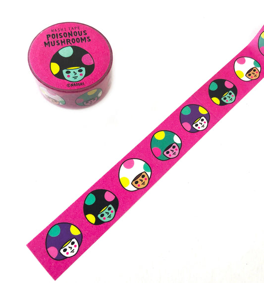 【Washi Tape】Poisonous Mushroom