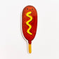 Mustard Corn Dog Vinyl Sticker