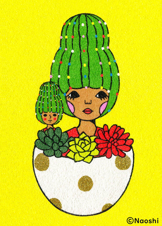 【5x7 Art Print】Cactus Pot