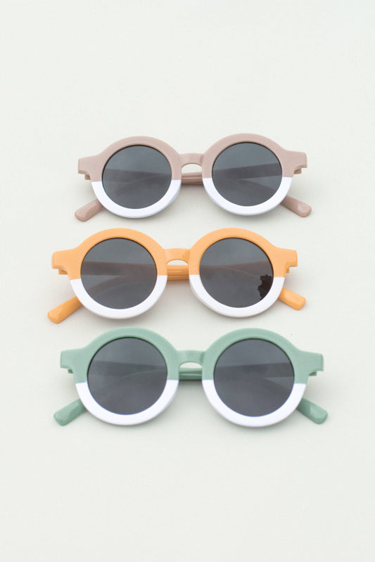 2 Tone Round Sunglasses (kiddo size)