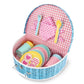 Deluxe Picnic Set 25 Pieces in Carry Case- Pastel